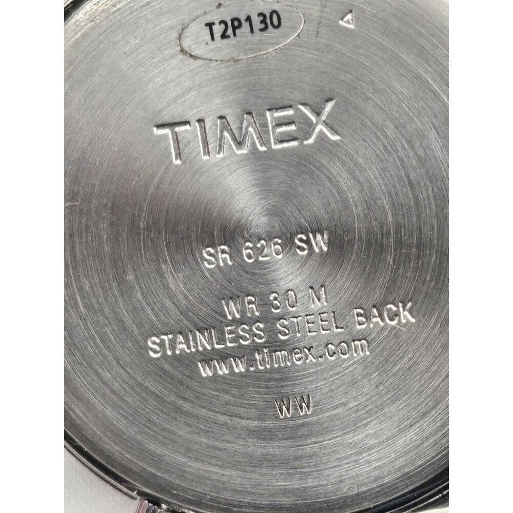 New Timex T2p130tn Green Python Patterned Leather… - image 5